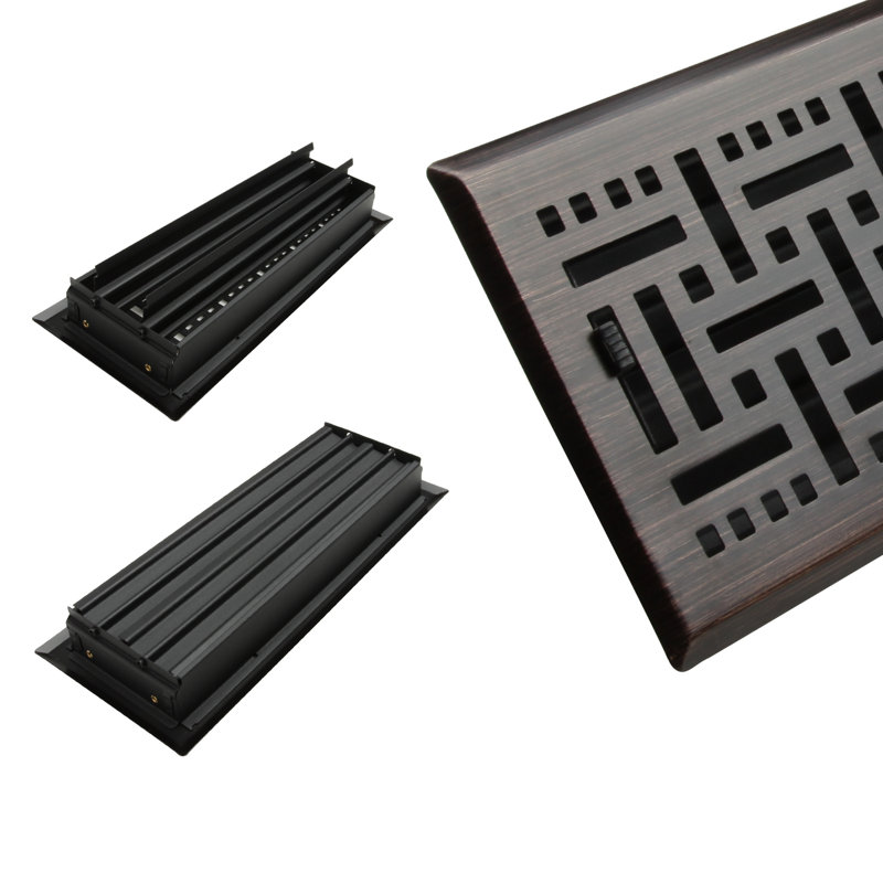 Akicon 4'' W Stainless Steel Floor Vent Cover Wayfair